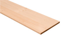 Massiv hylde i gran 18 mm x 30 x 200 cm